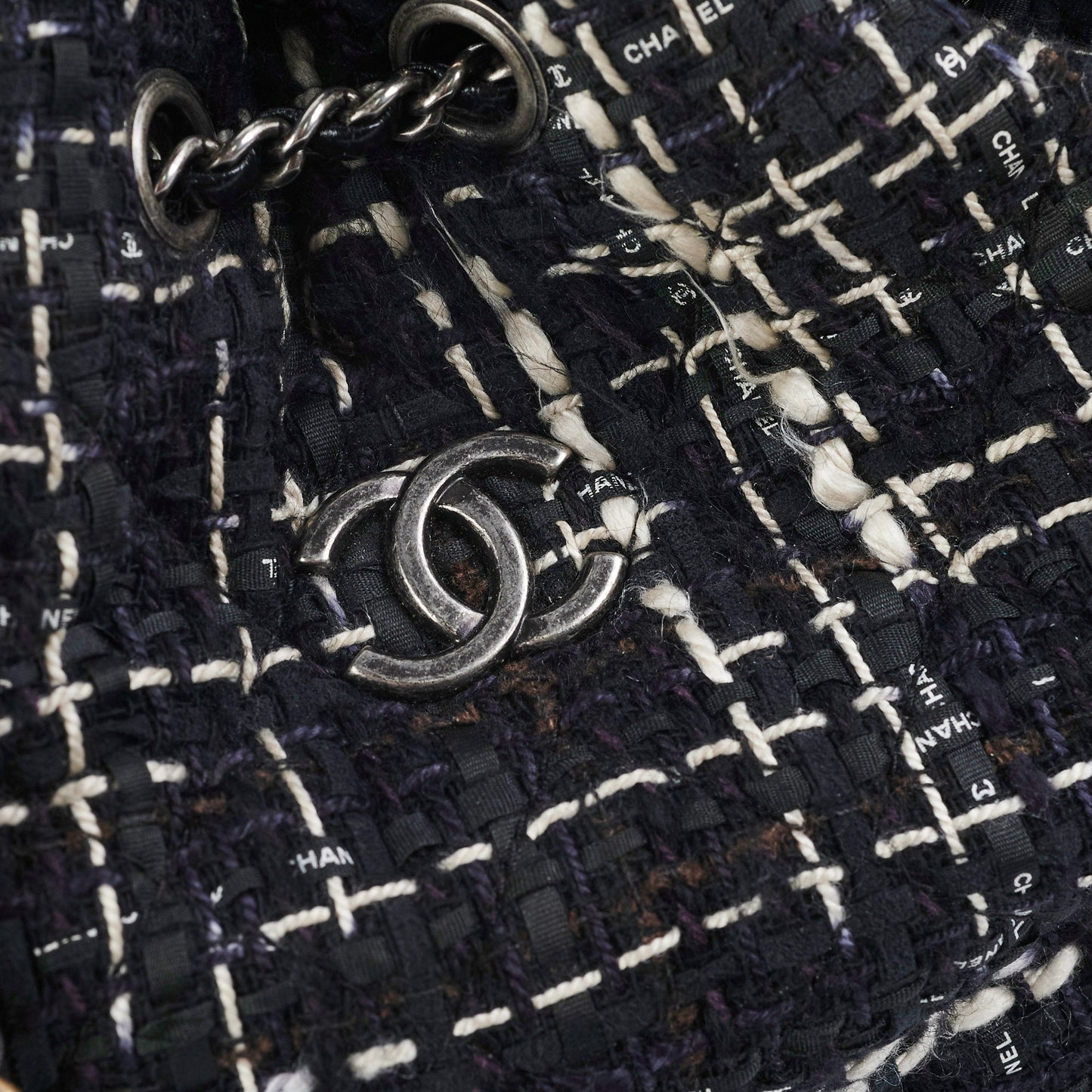 Chanel Small Gabrielle Tweed Backpack