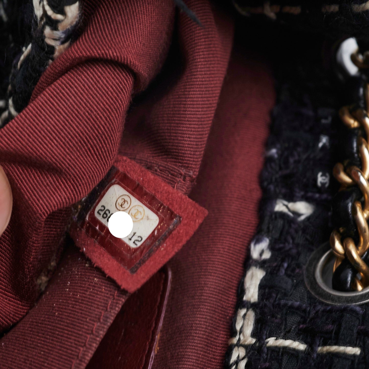 Chanel Small Gabrielle Tweed Backpack