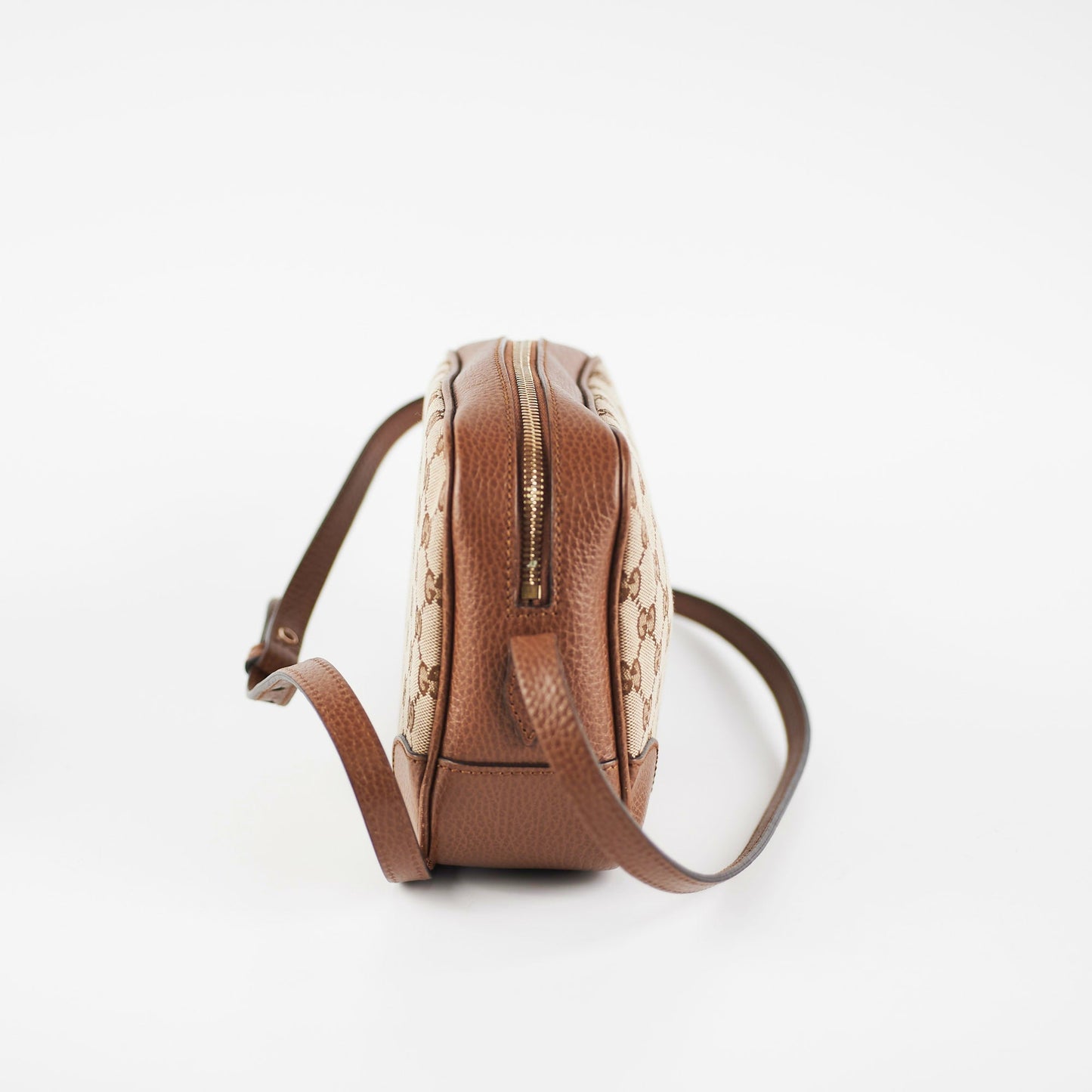 Gucci GG Canvas Bree Mini Camera Bag