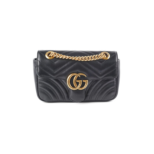 Gucci Marmont Black Small Shoulder Bag