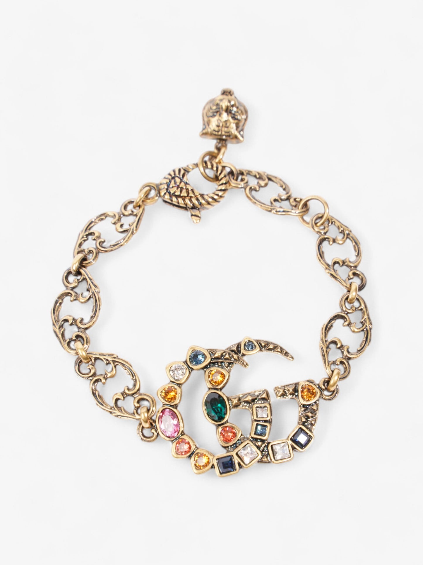 Gucci GG Crystal Bracelet Gold / Multicolour