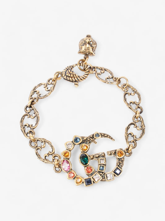Gucci GG Crystal Bracelet Gold / Multicolour