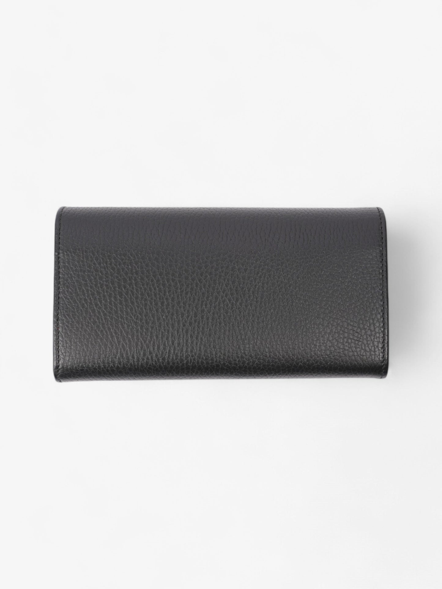 Gucci Continental Long Wallet Black Leather