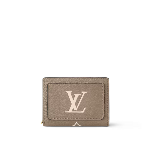 Tourterelle Crème Cléa Wallet Leather Wallet for Women