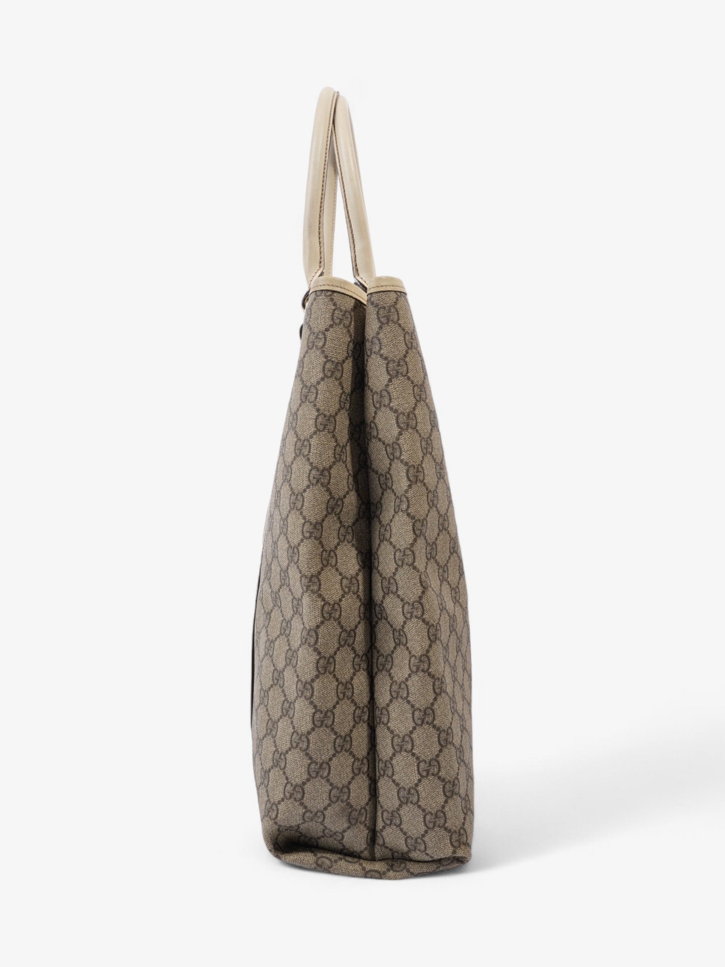Gucci GG Supreme Tote Beige And Ebony GG Supreme Coated Canvas