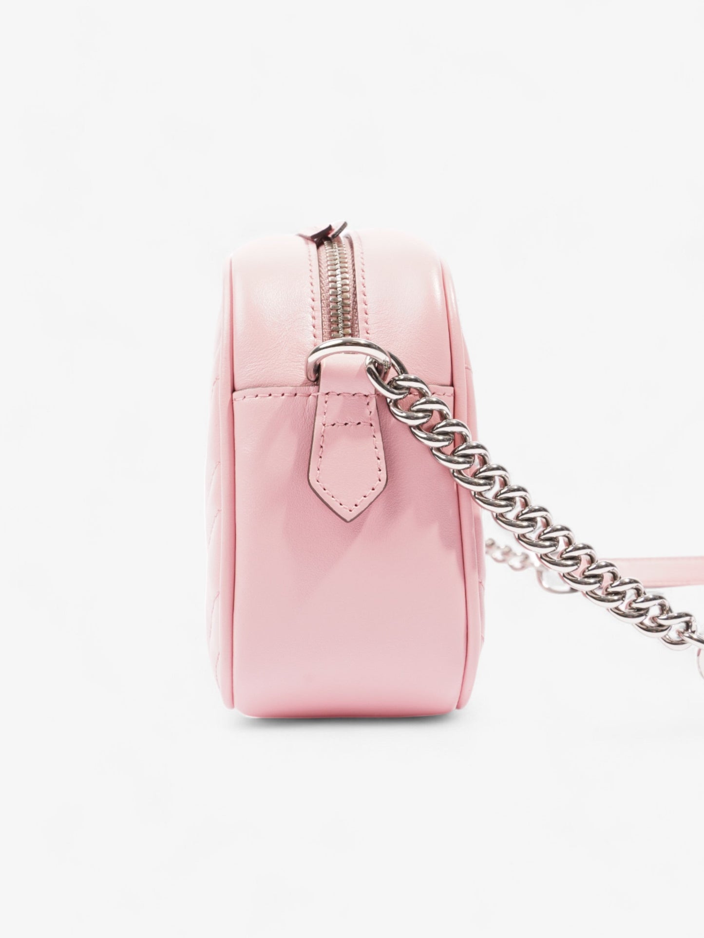 Gucci GG Marmont Bubblegum Pink Matelasse Leather Small