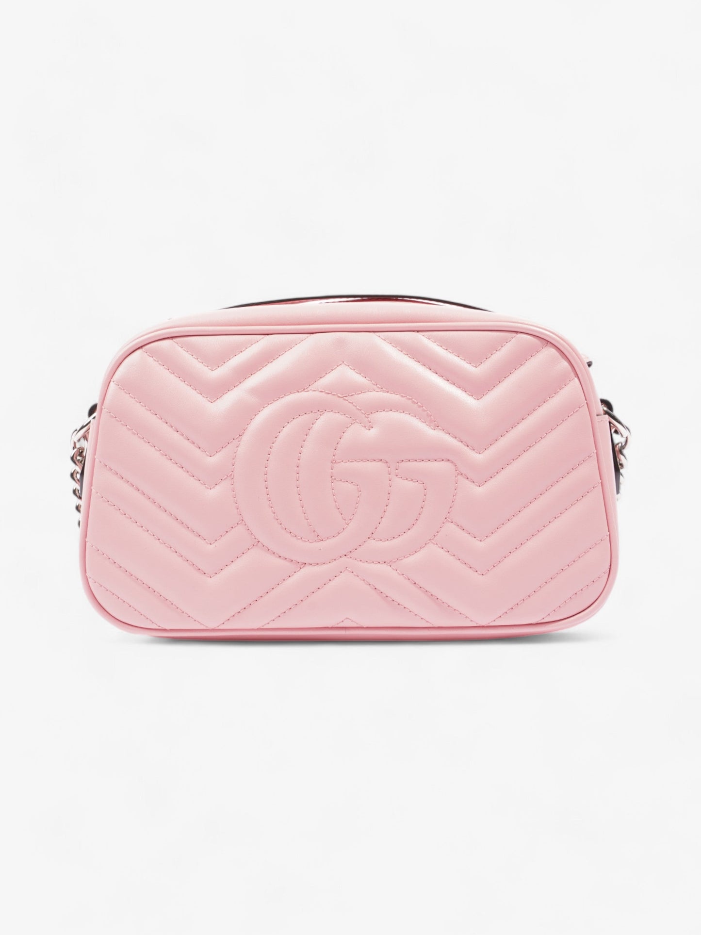 Gucci GG Marmont Bubblegum Pink Matelasse Leather Small