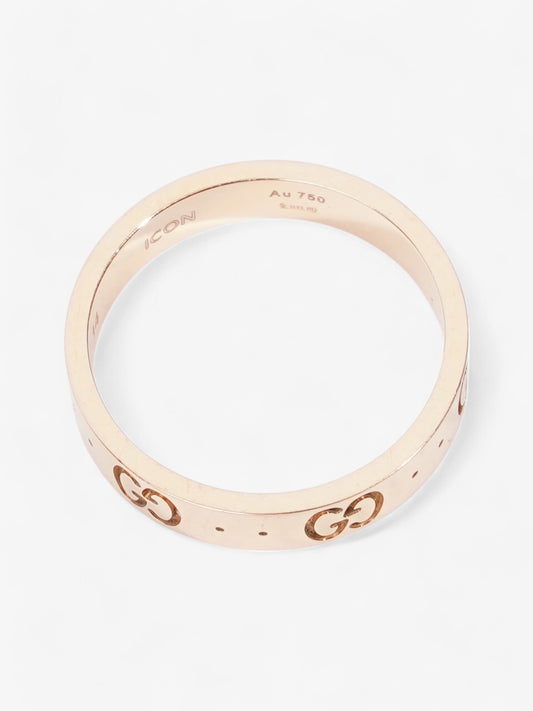 Gucci Icon GG Ring Gold Yellow Gold 14 (Circumference - 54mm)