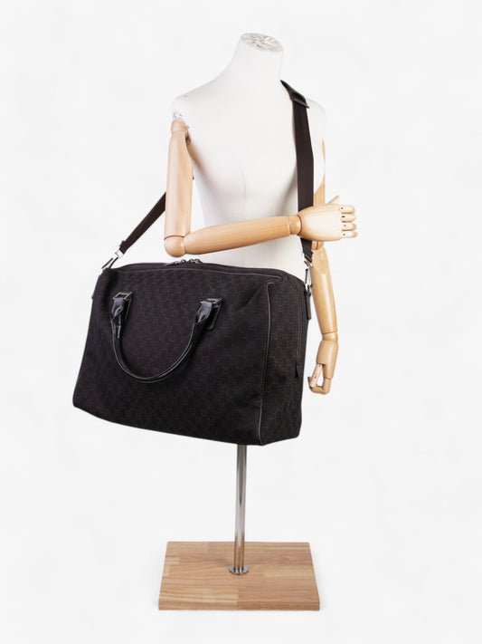 Gucci Boston Travel Bag GG Supreme / Brown Canvas