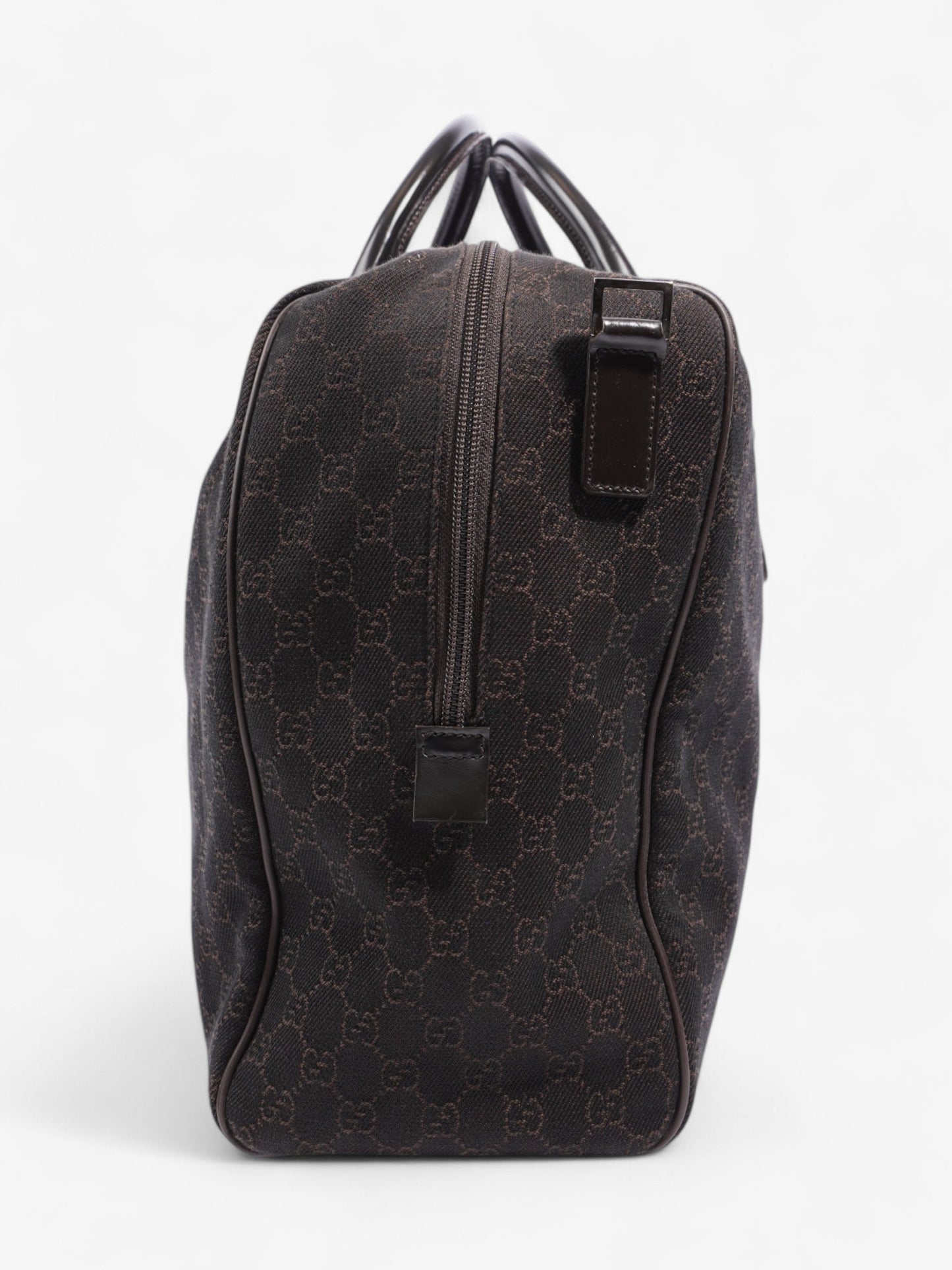 Gucci Boston Travel Bag GG Supreme / Brown Canvas