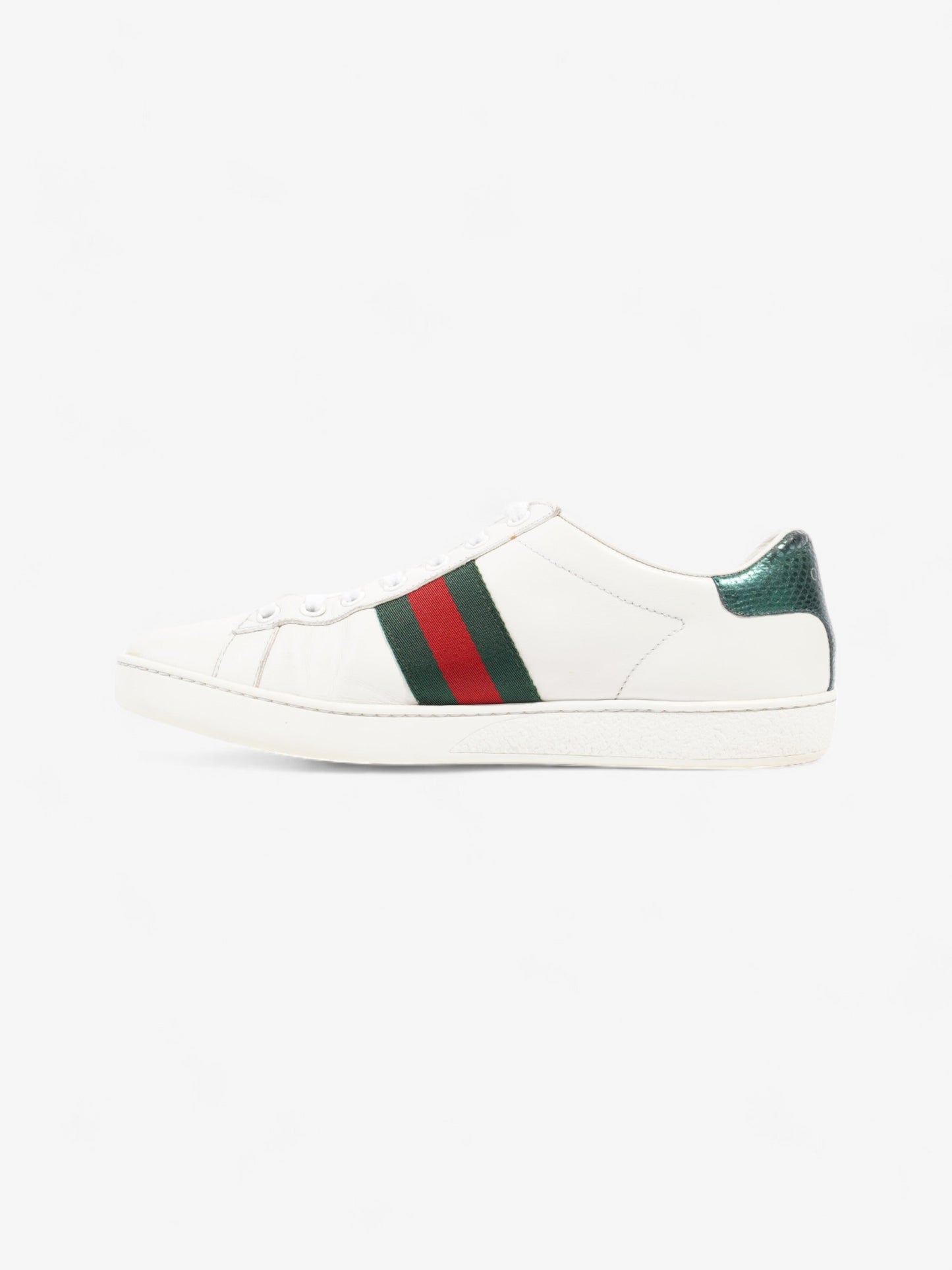 Gucci Ace Embroidered Bee White / Green / Red Leather EU 38.5 UK 5.5