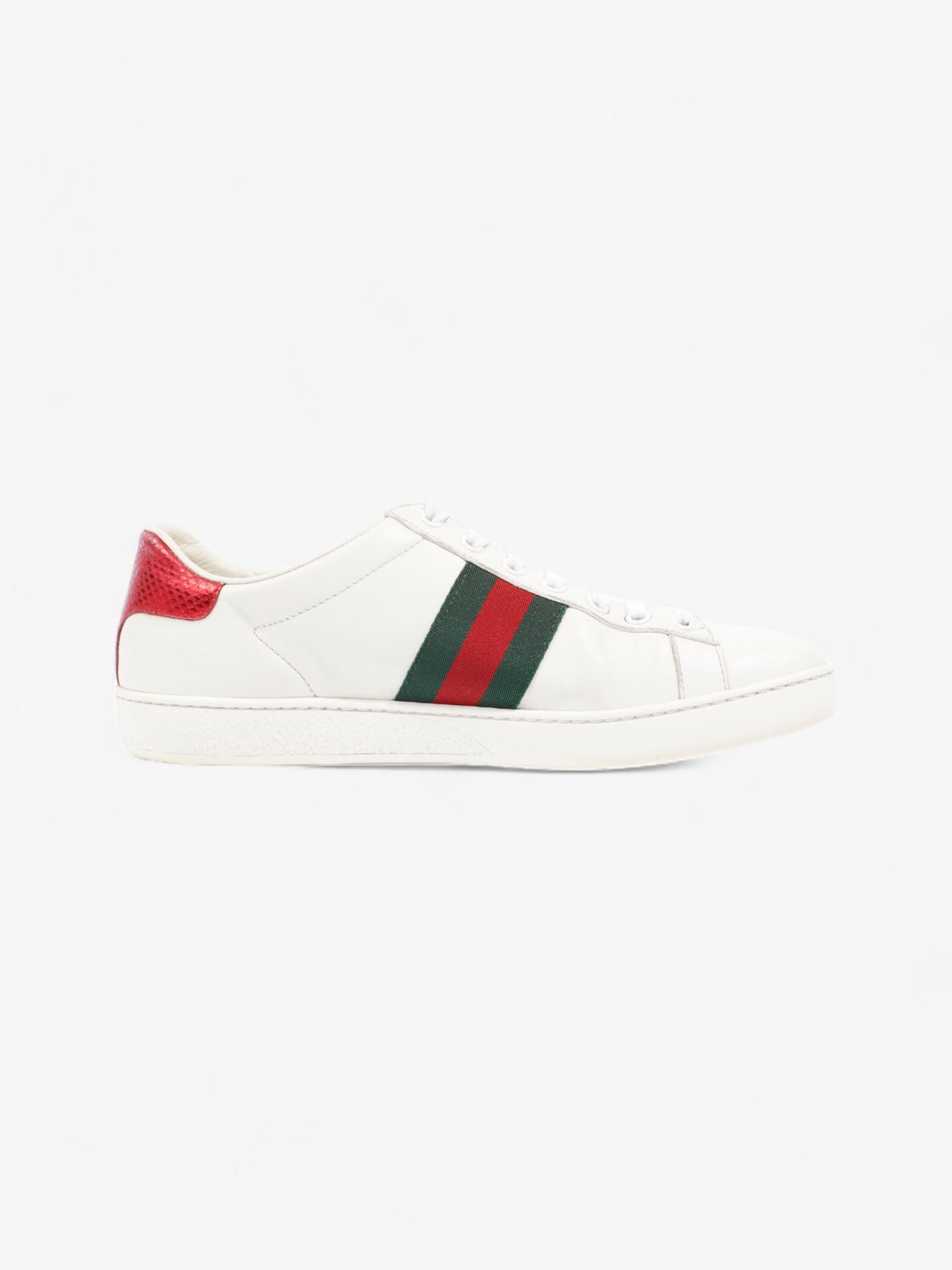Gucci Ace Embroidered Bee White / Green / Red Leather EU 38.5 UK 5.5