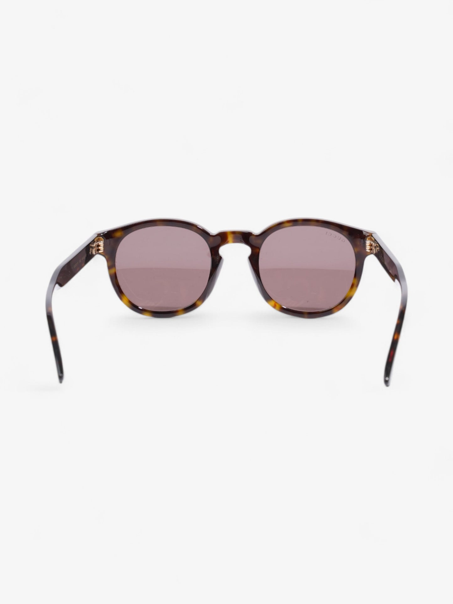 Gucci Round Sunglasses Dark Tortoise Acetate 145mm