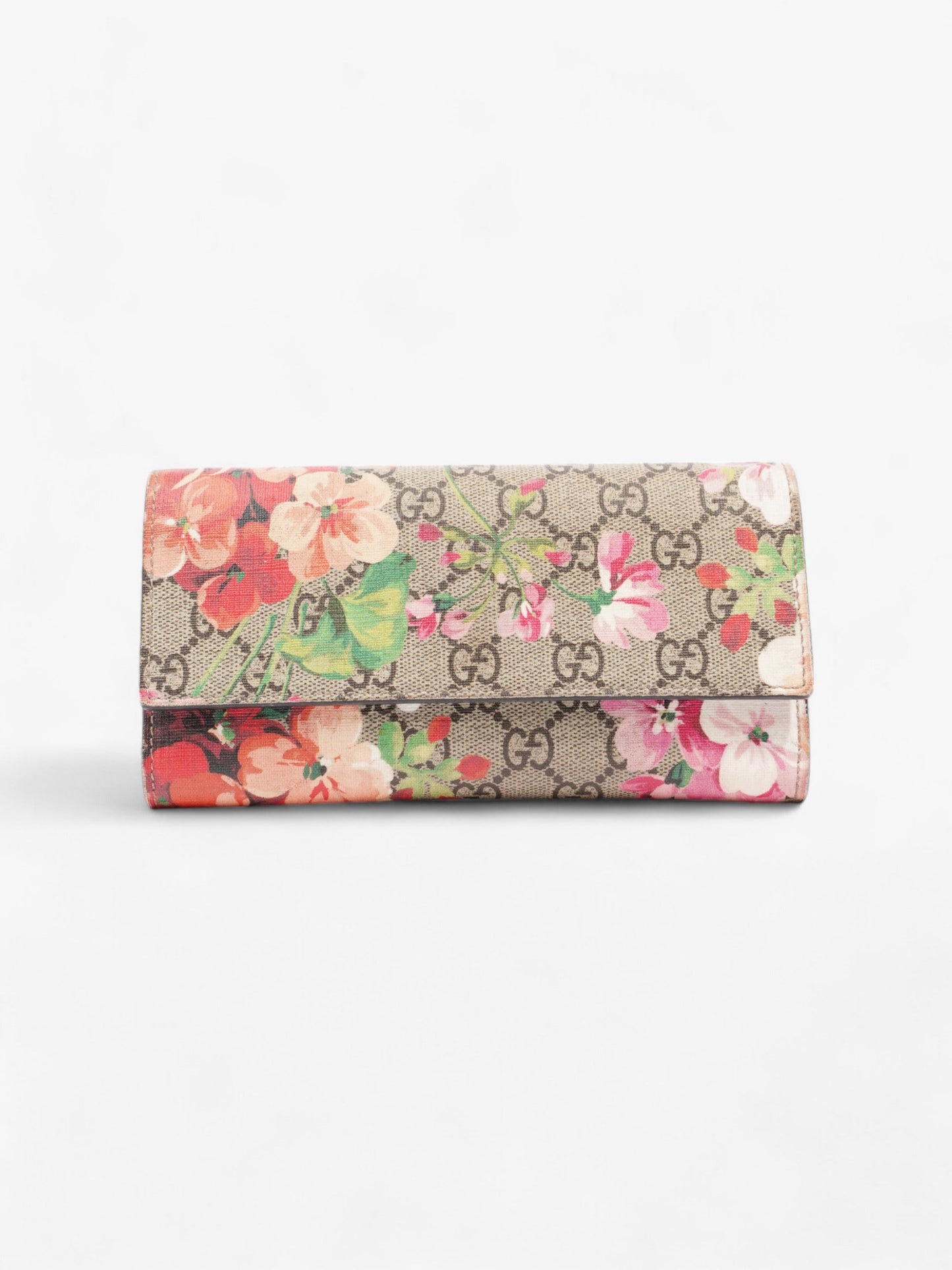 Gucci Continental Wallet GG Supreme / Bloom Canvas