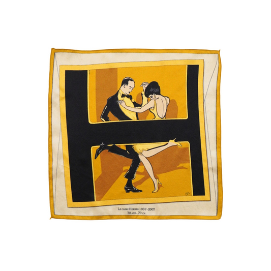 Hermes 'Swinging Saint Germaine' Handkerchief Scarf