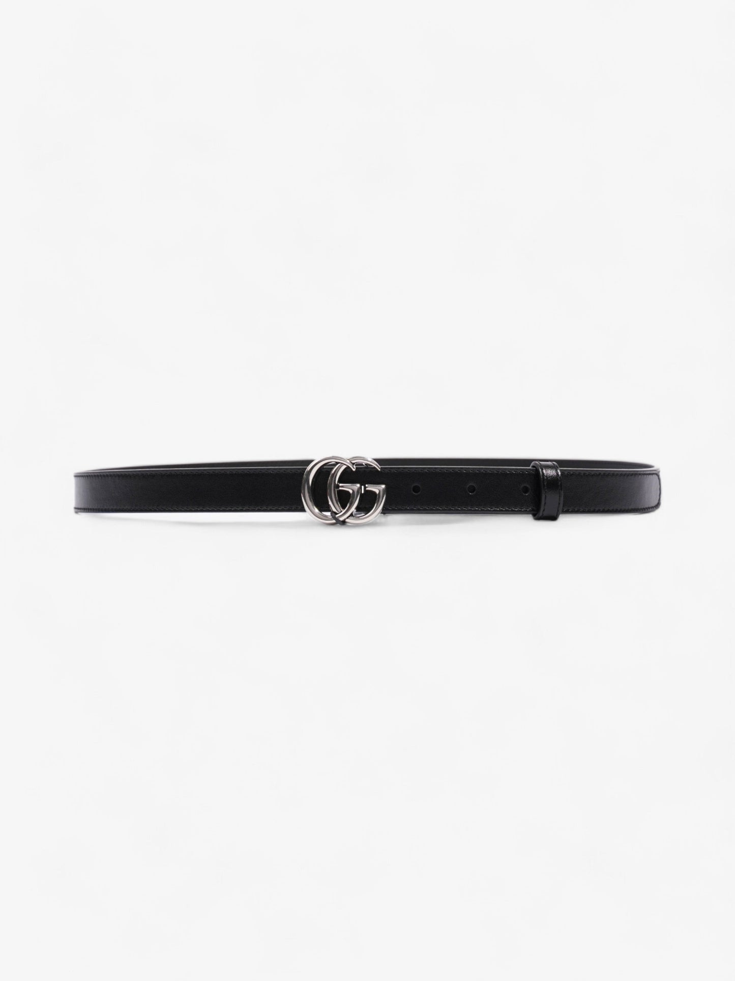 Gucci Gucci Marmont belt Black / Silver Leather 95cm/28"