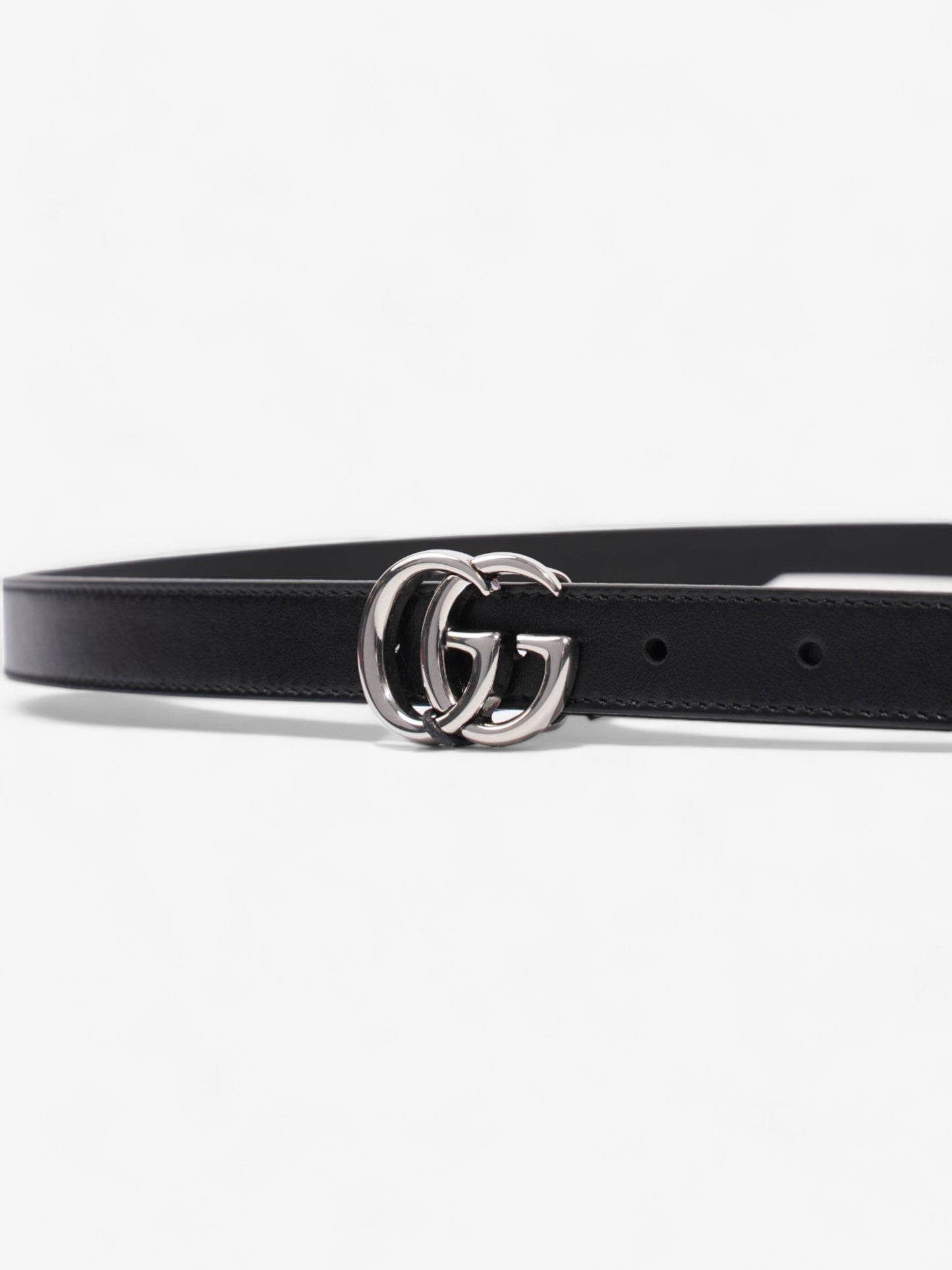 Gucci Gucci Marmont belt Black / Silver Leather 95cm/28"
