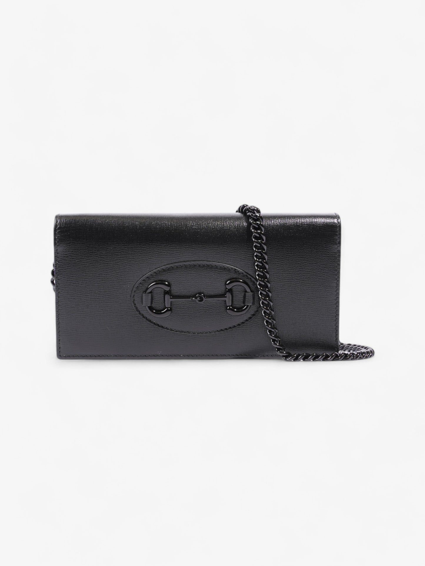 Gucci Horsebit 1955 Wallet on Chain Black Leather