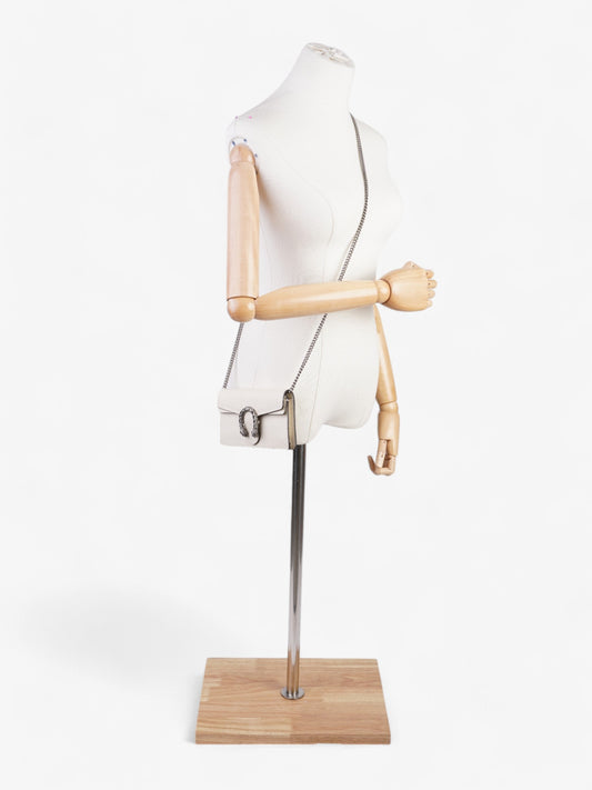 Gucci Dionysus Super Mini Cream Leather