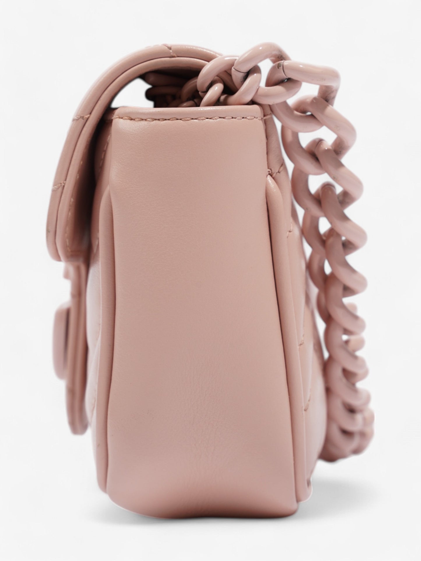 Gucci GG Marmont Belt Bag Baby Pink Matelasse Leather