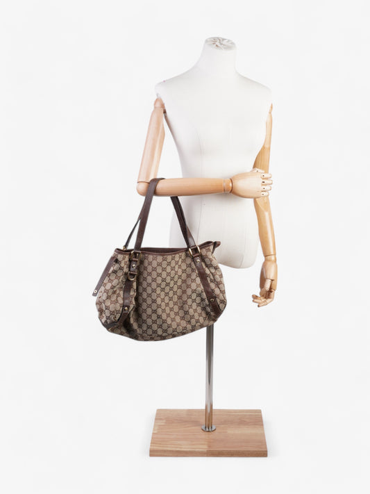 Gucci Abbey Tote GG Supreme / Brown Canvas
