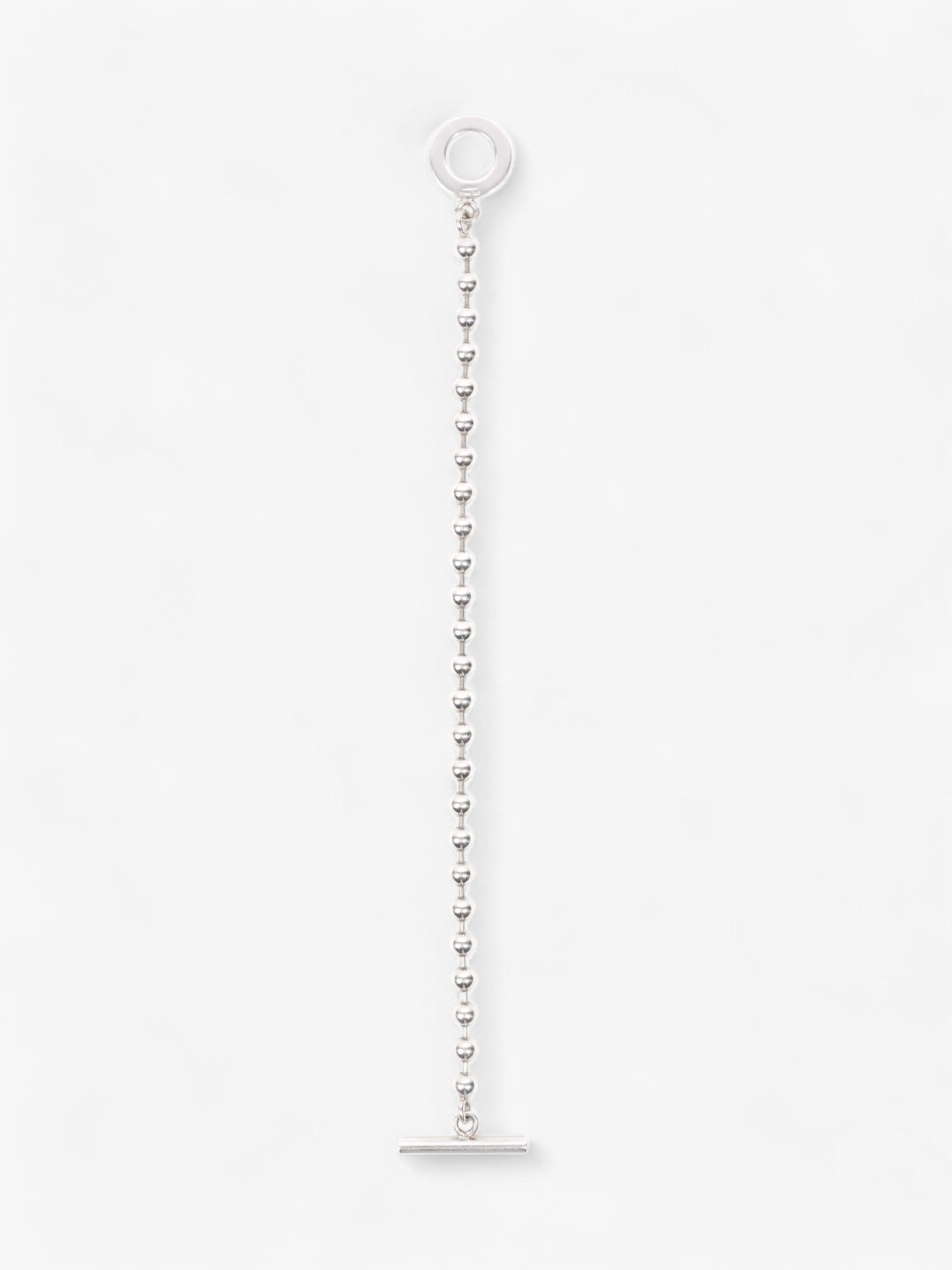 Gucci Beaded Bracelet with Toggle Silver Silver Sterling