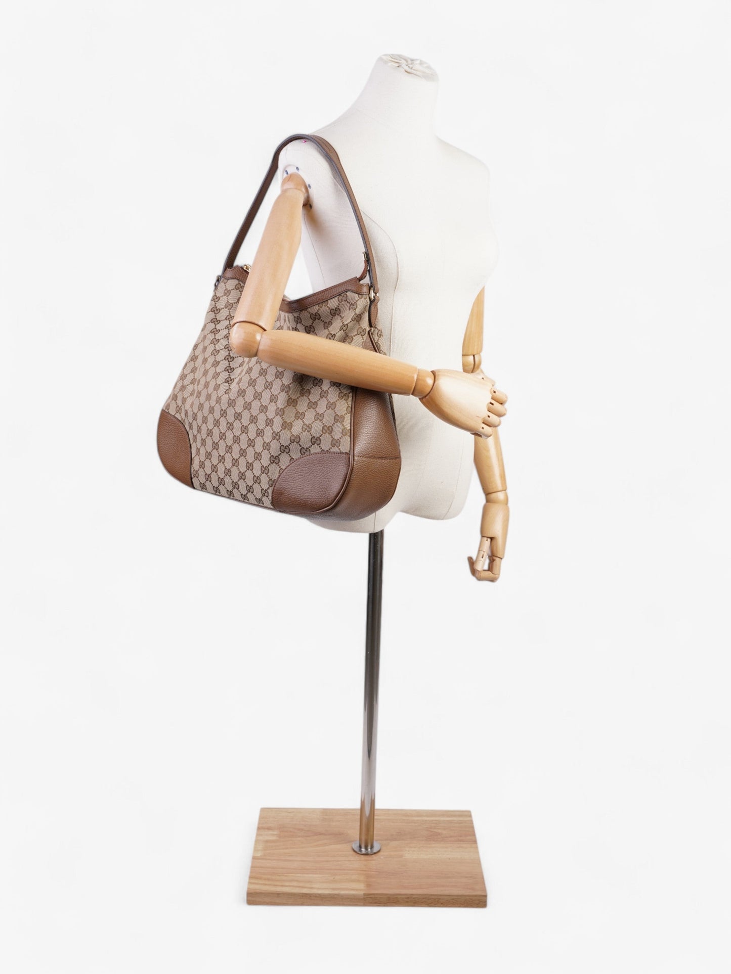 Gucci Bree GG Supreme / Brown Canvas Large