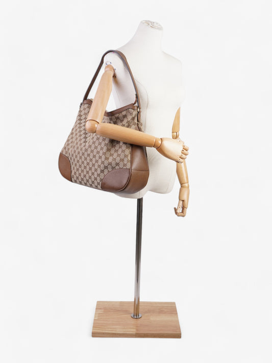 Gucci Bree GG Supreme / Brown Canvas Large