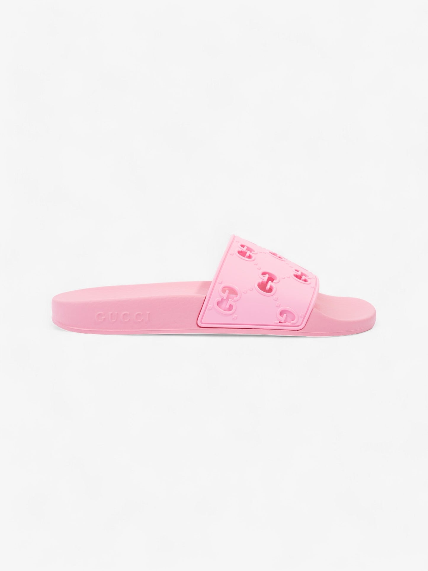Gucci GG Sliders Pink Rubber EU 38 UK 5