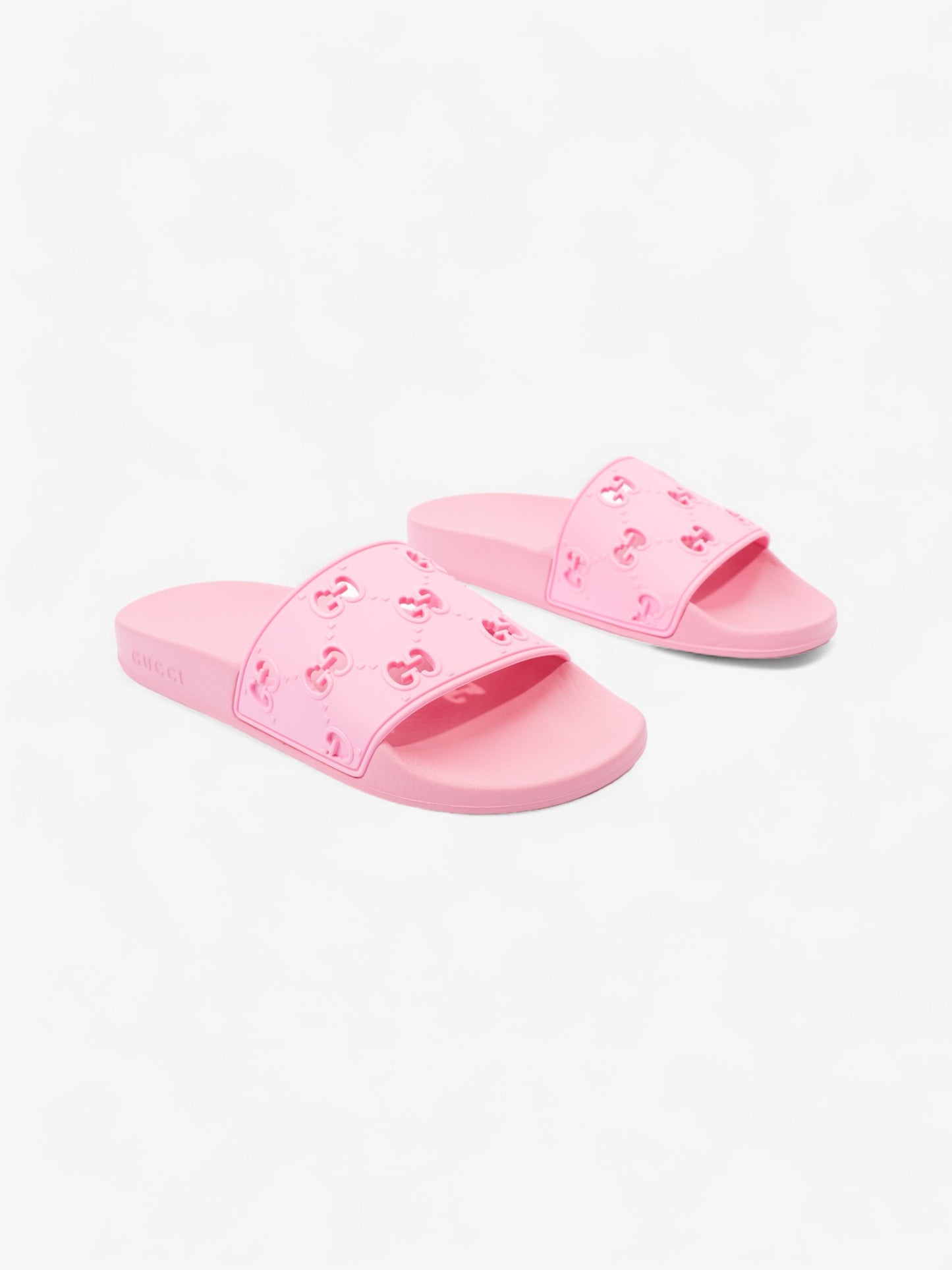 Gucci GG Sliders Pink Rubber EU 38 UK 5