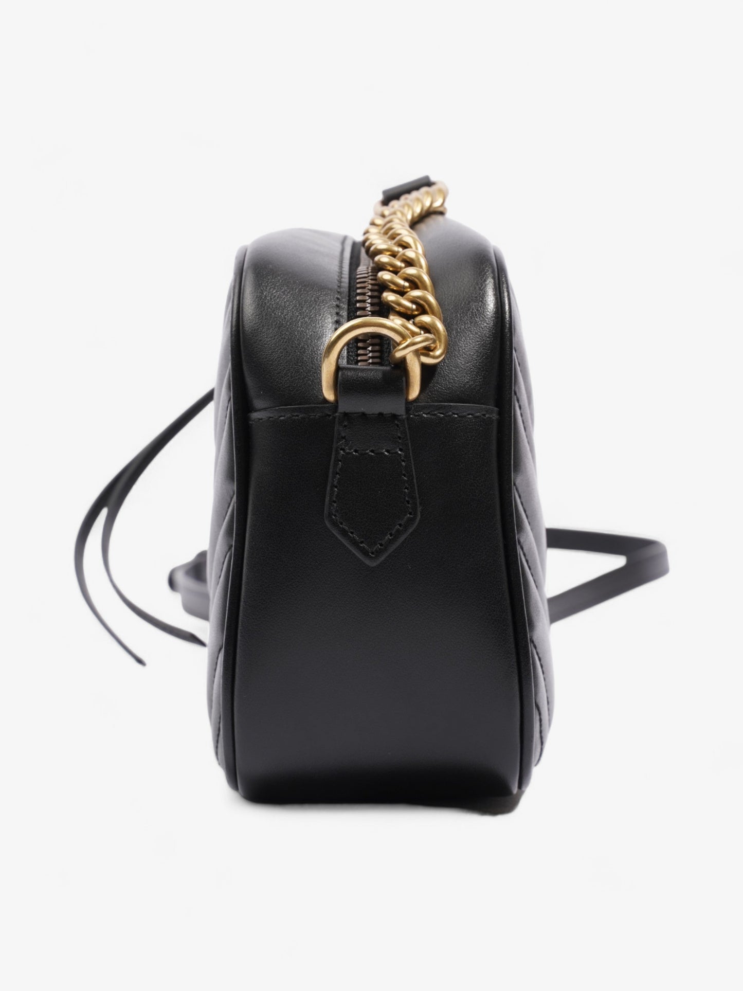 Gucci GG Marmont Black Matelasse Leather Small