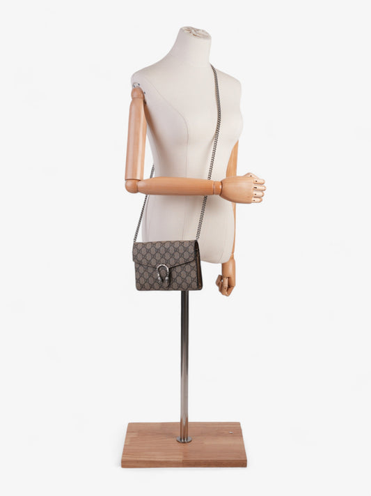 Gucci Dionysus Chain Wallet GG Supreme Coated Canvas