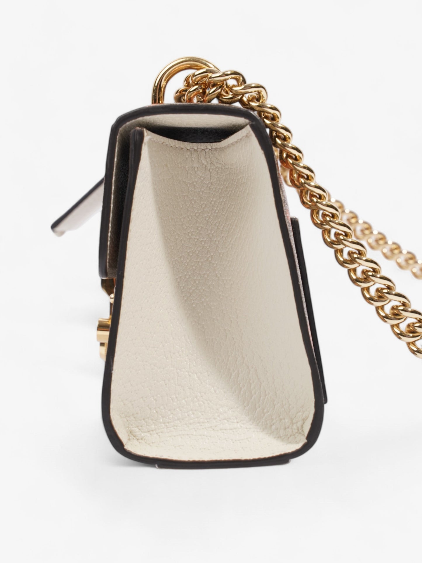 Gucci Padlock Berry Shoulder Bag GG Supreme / Rose Gold Canvas Small