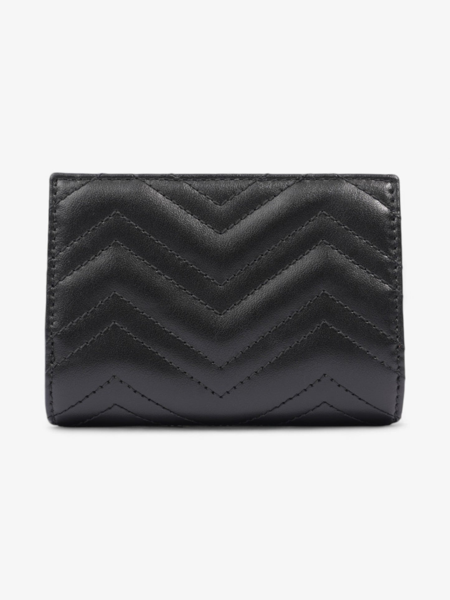 Gucci GG Marmont Wallet Black Matelasse Leather