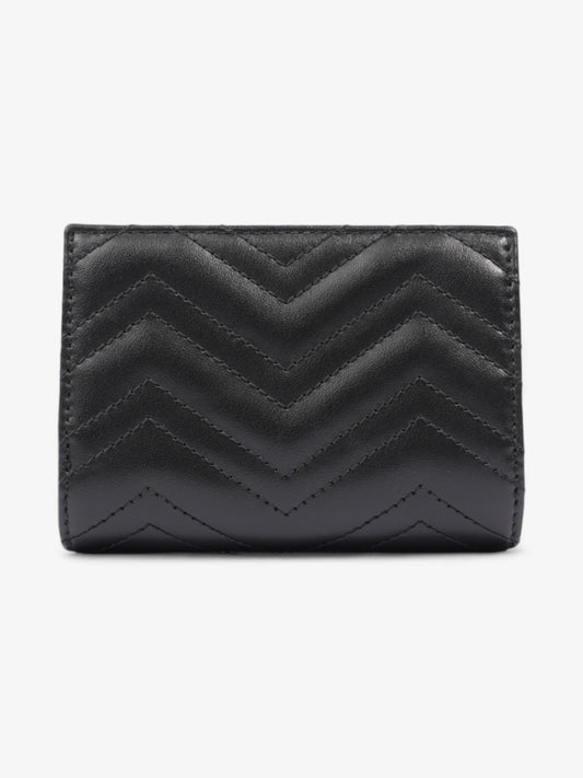 Gucci GG Marmont Wallet Black Matelasse Leather