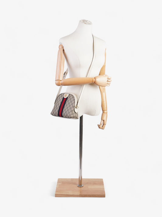 Gucci Ophidia GG GG Supreme / White Canvas Small