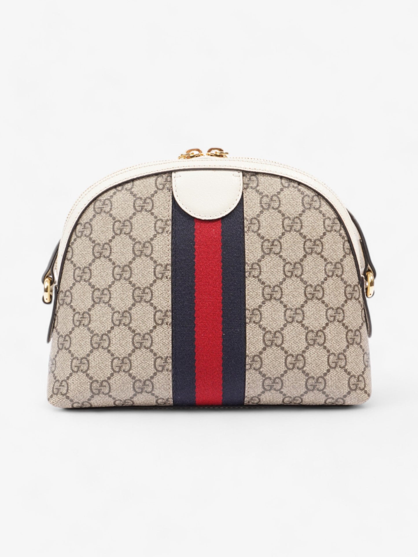 Gucci Ophidia GG GG Supreme / White Canvas Small