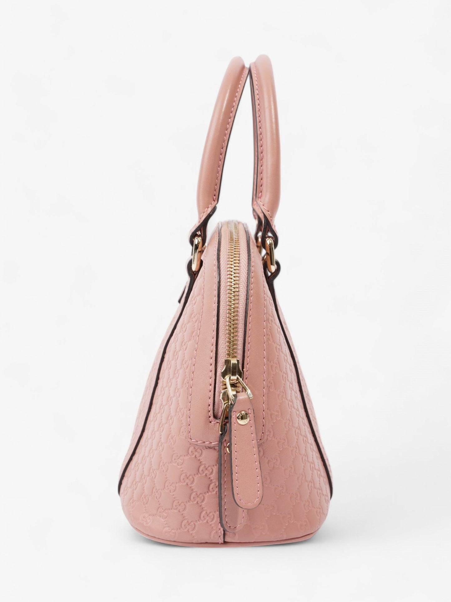 Gucci Dome Bag Pink Guccissima Leather Mini