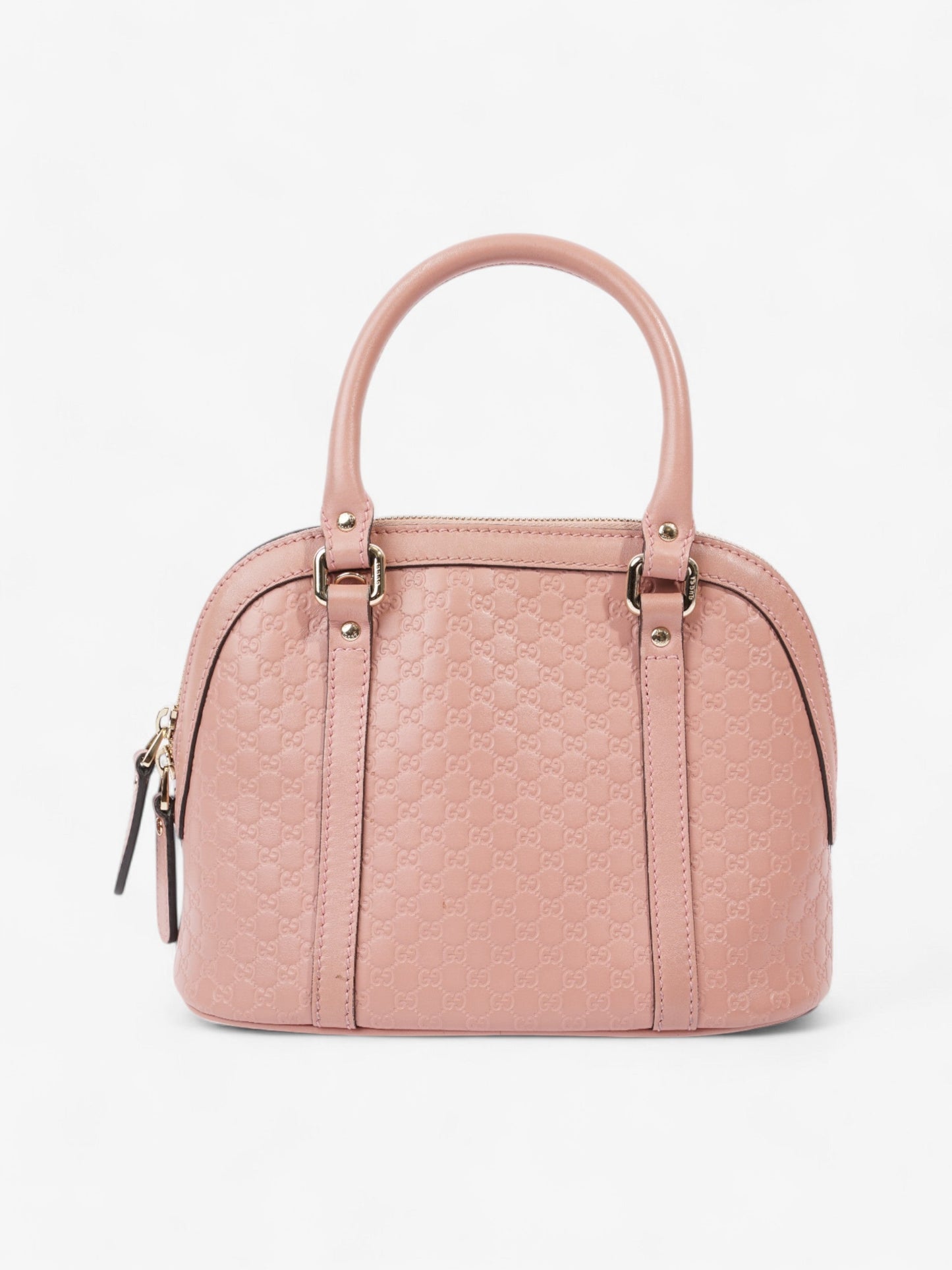Gucci Dome Bag Pink Guccissima Leather Mini