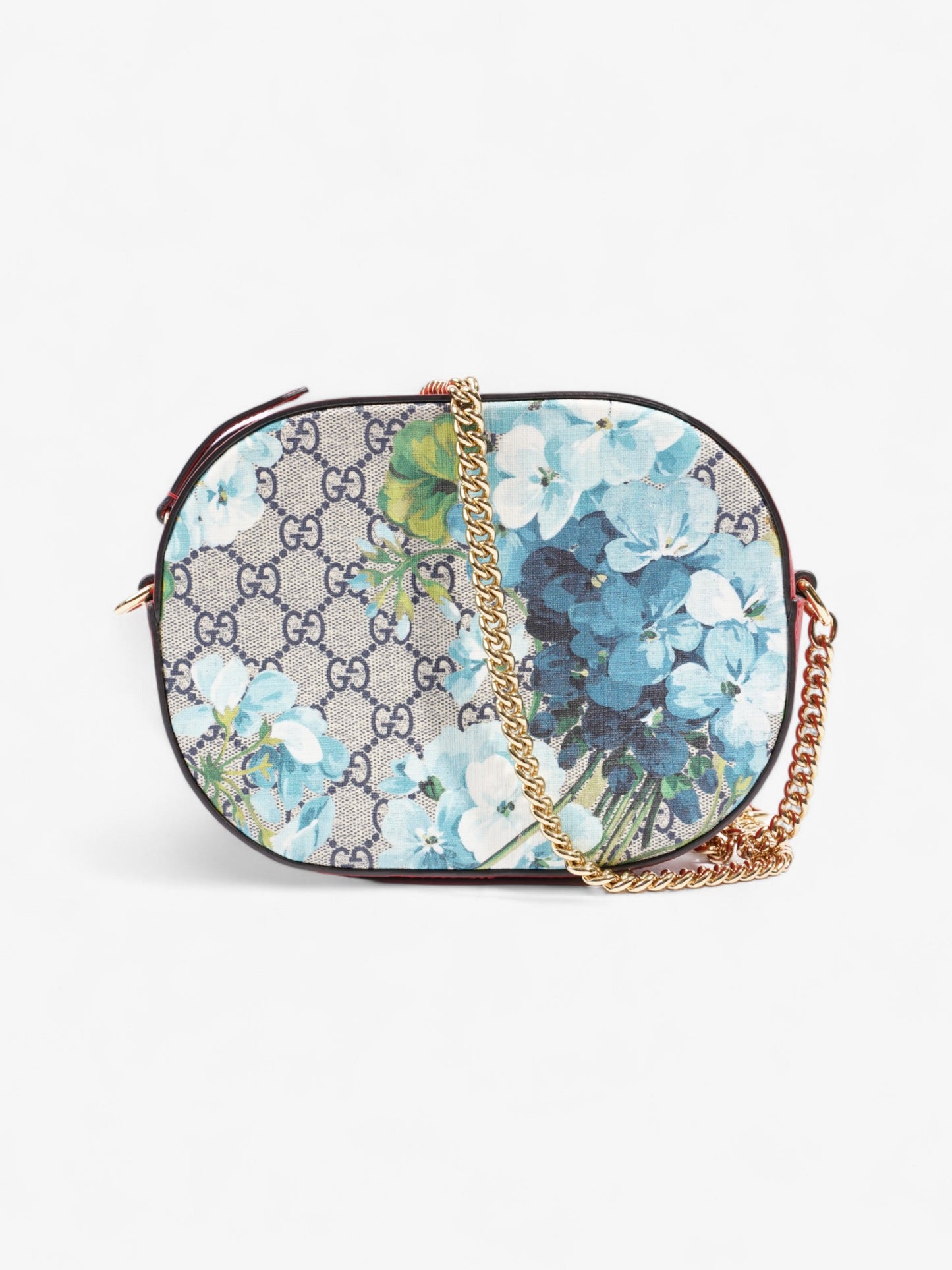 Gucci Blooms Chain GG Bloom / GG Supreme / Hibiscus Red Coated Canvas Mini