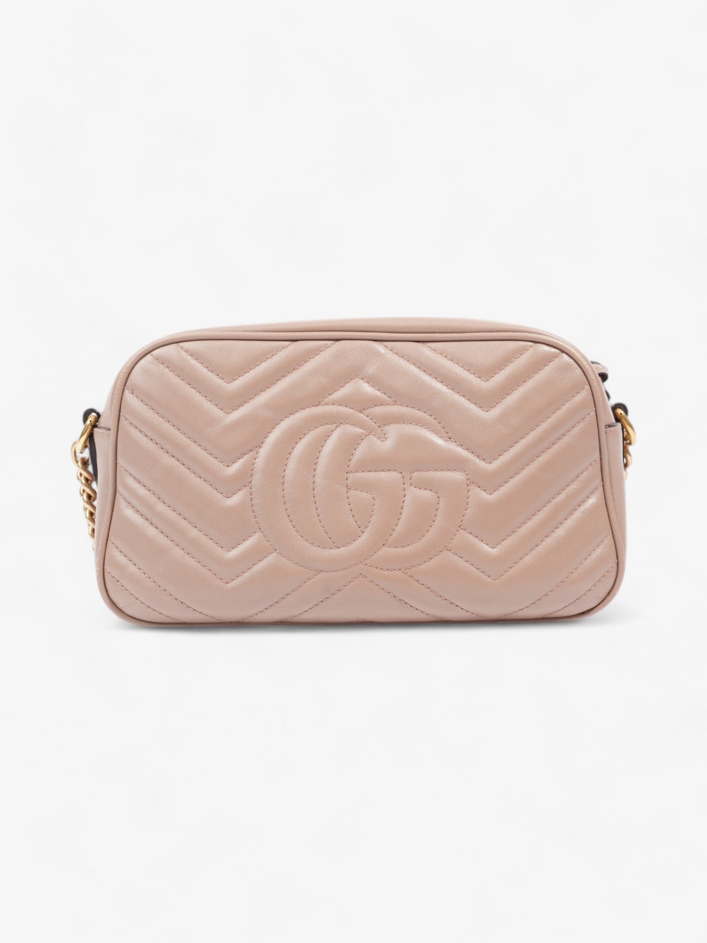 Gucci GG Marmont Dusty Pink Matelasse Leather Small