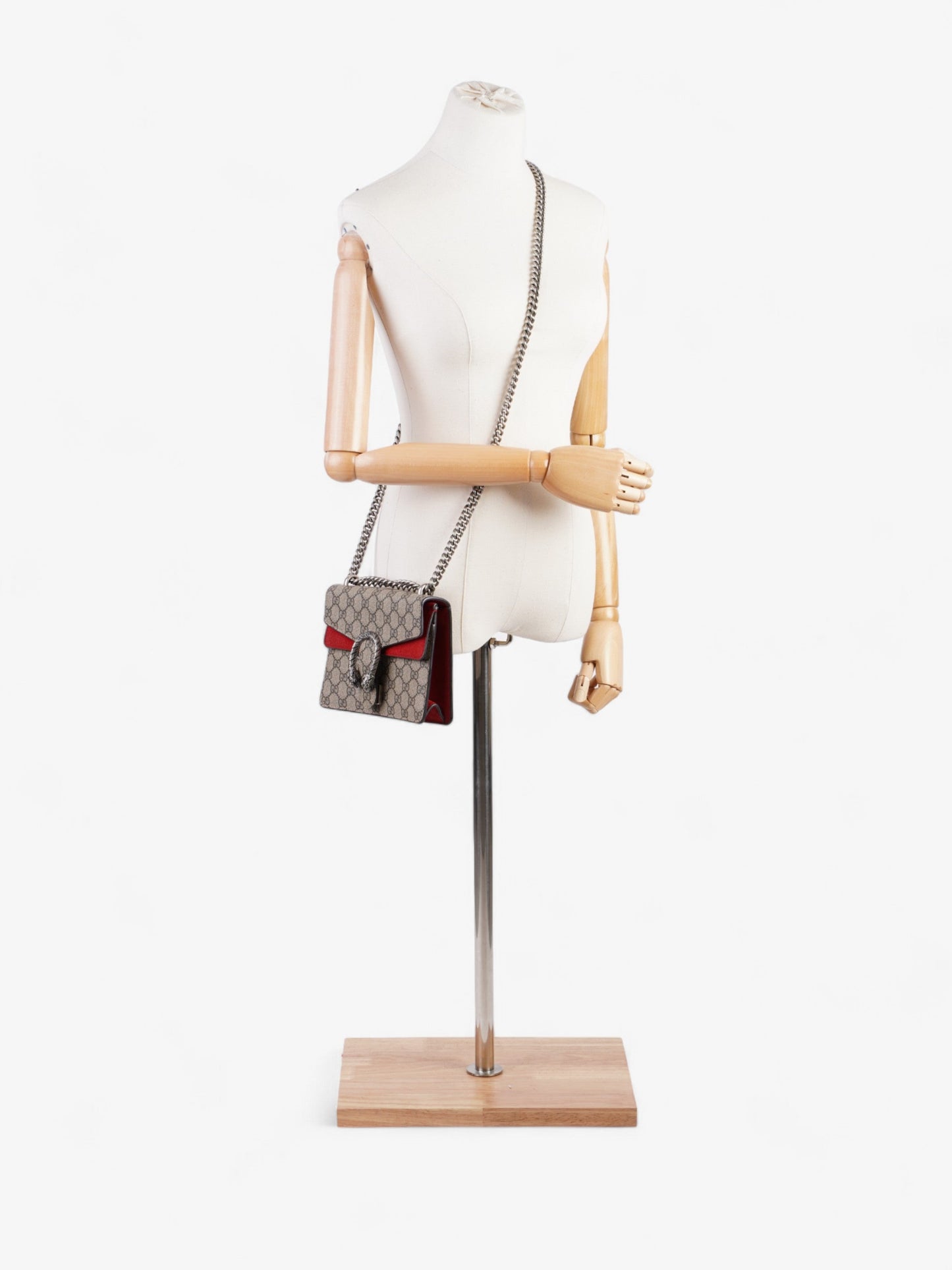 Gucci Dionysus GG Supreme / Red Coated Canvas Mini