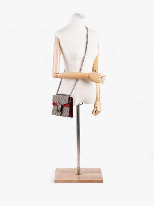 Gucci Dionysus GG Supreme / Red Coated Canvas Mini