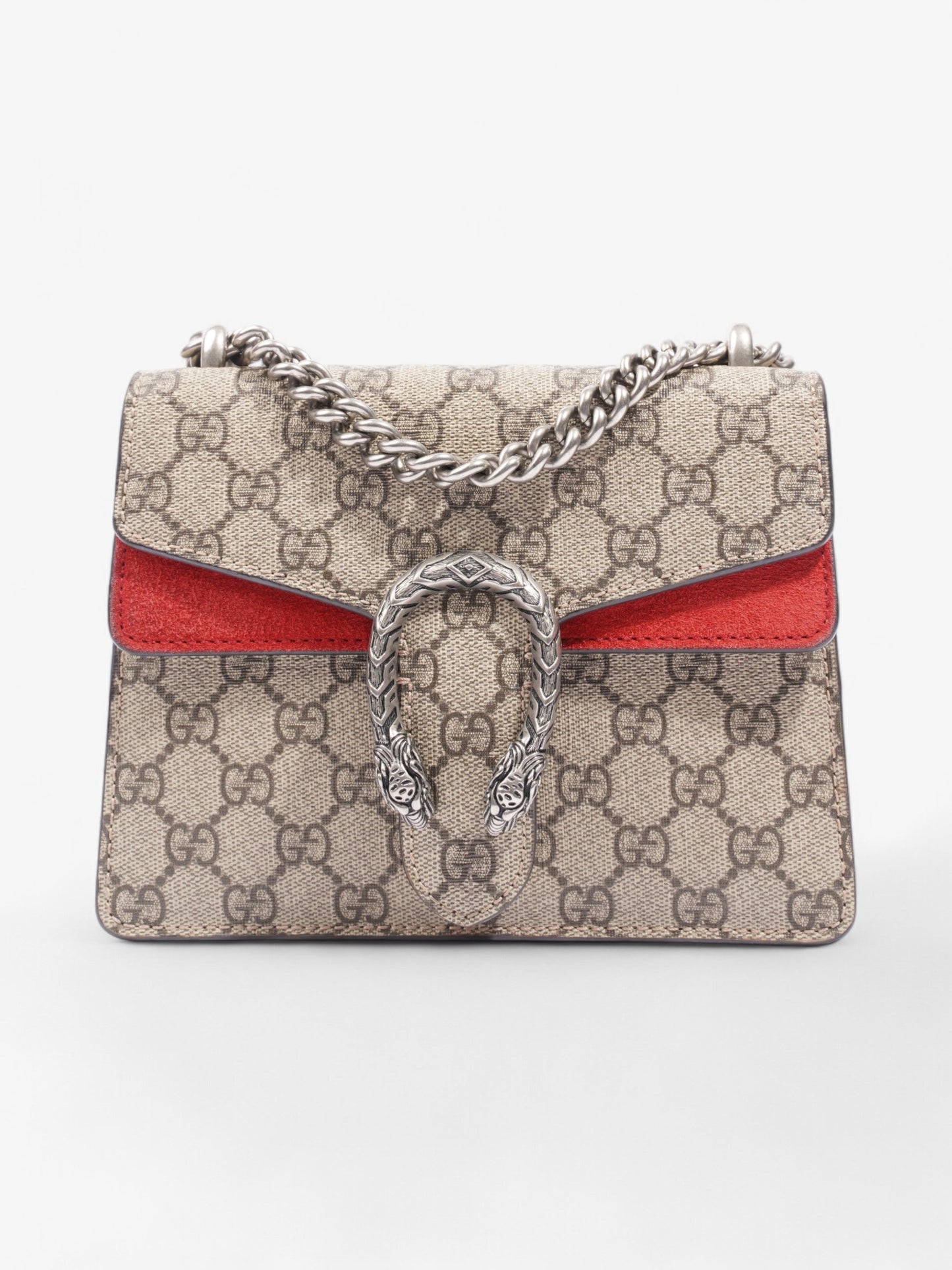 Gucci Dionysus GG Supreme / Red Coated Canvas Mini