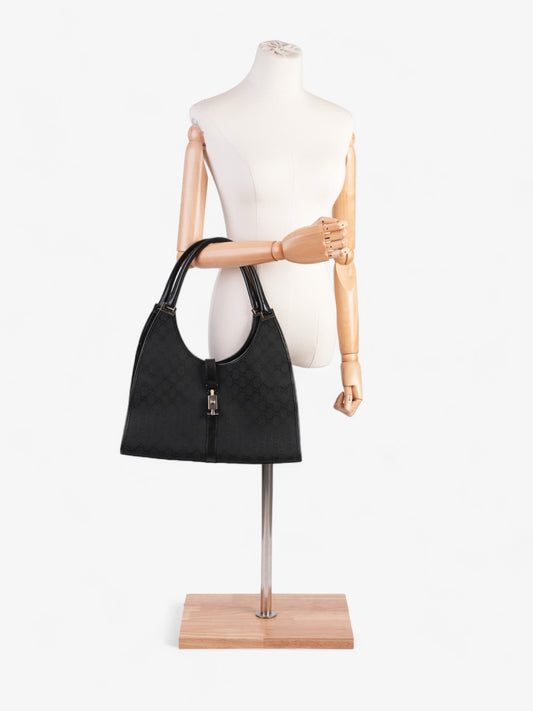 Gucci Jackie Shoulder Bag Black Canvas
