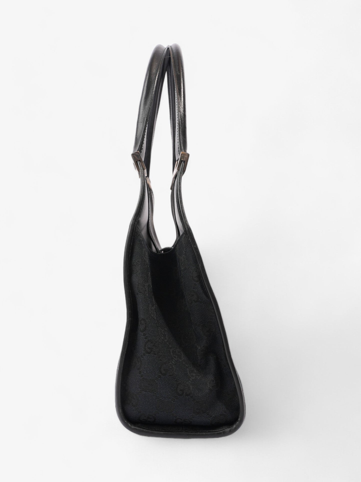 Gucci Jackie Black Guccissima Canvas