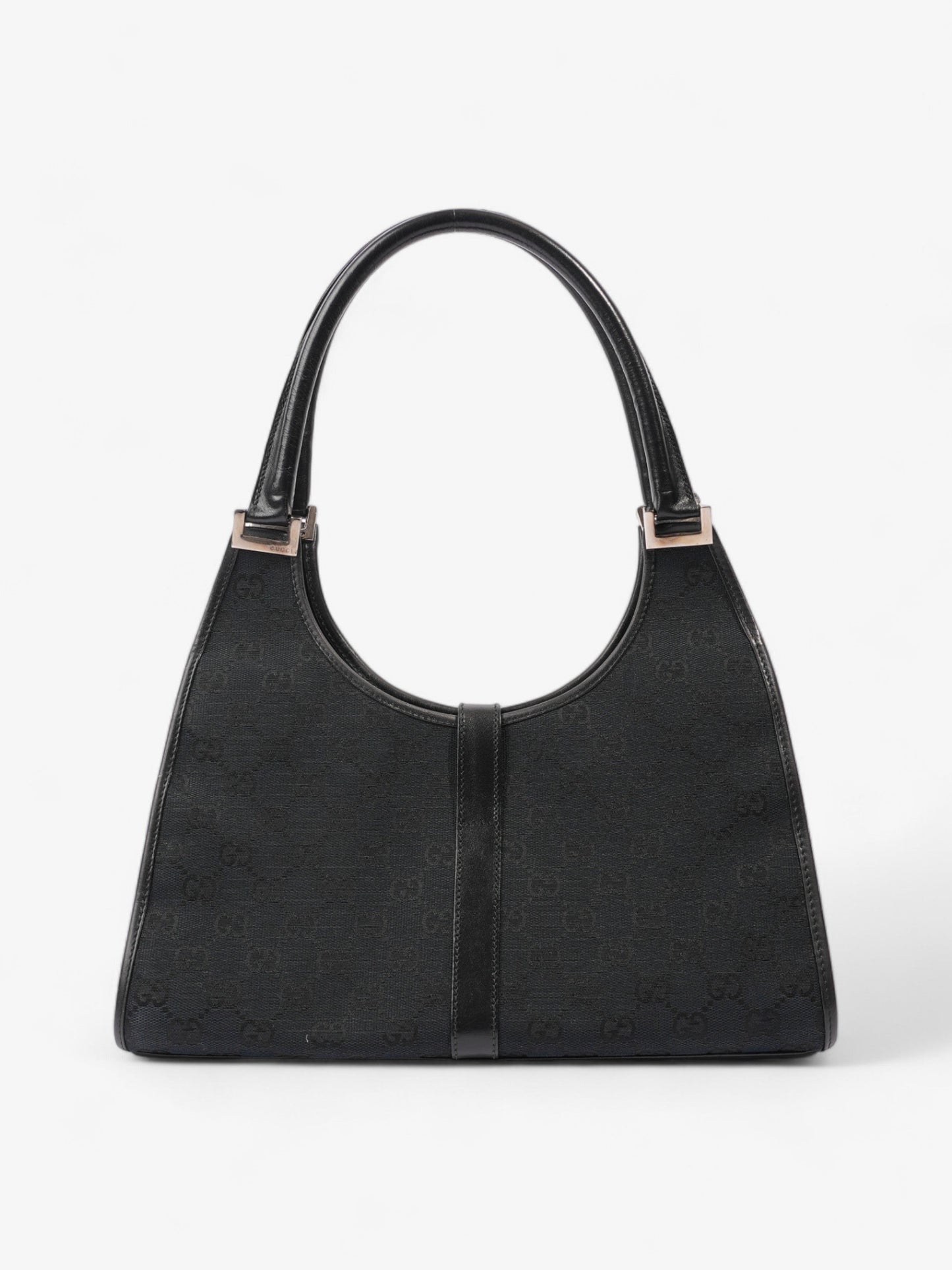 Gucci Jackie Black Guccissima Canvas