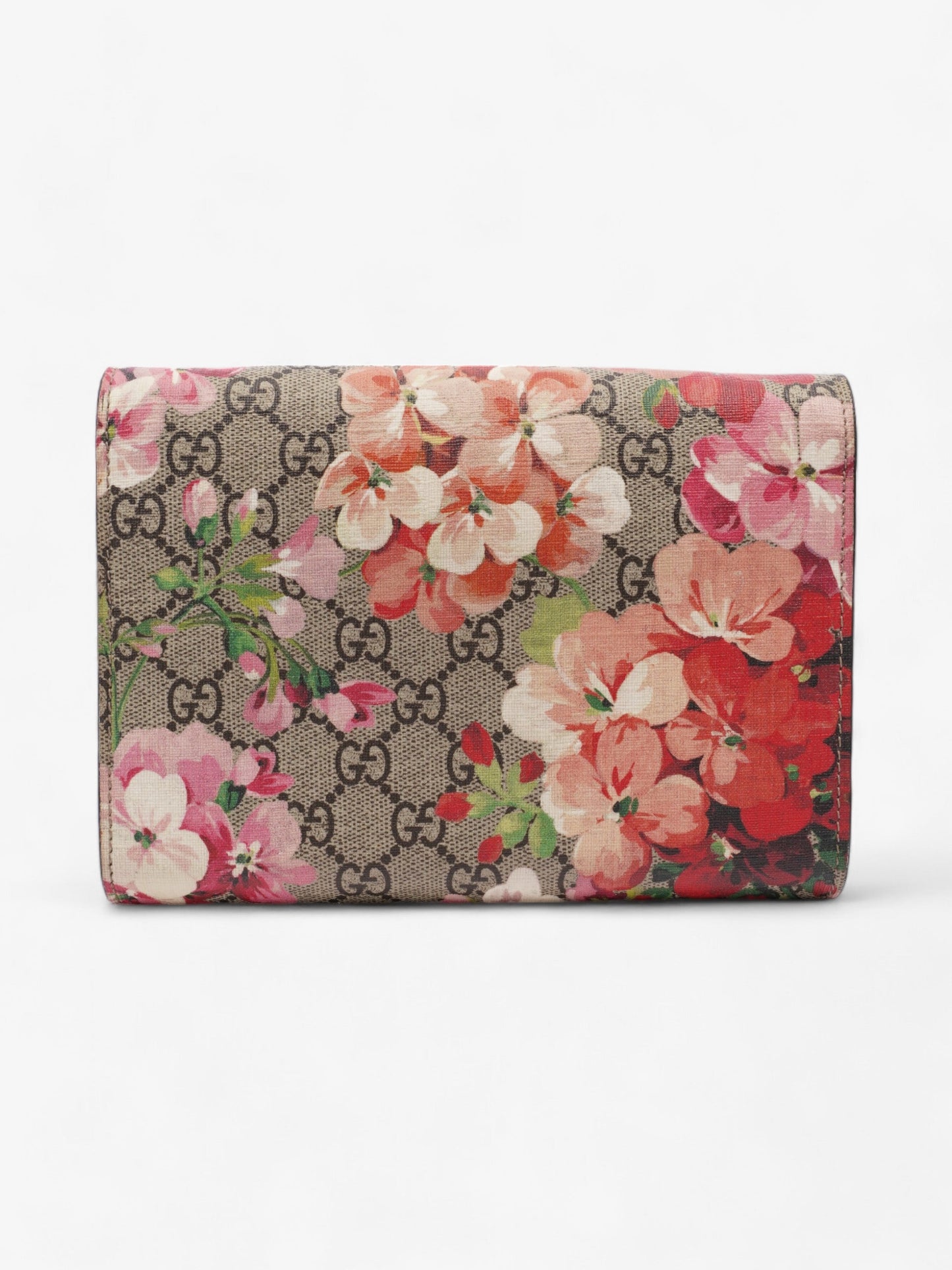 Gucci Dionysus Chain Wallet GG Supreme / Bloom Coated Canvas