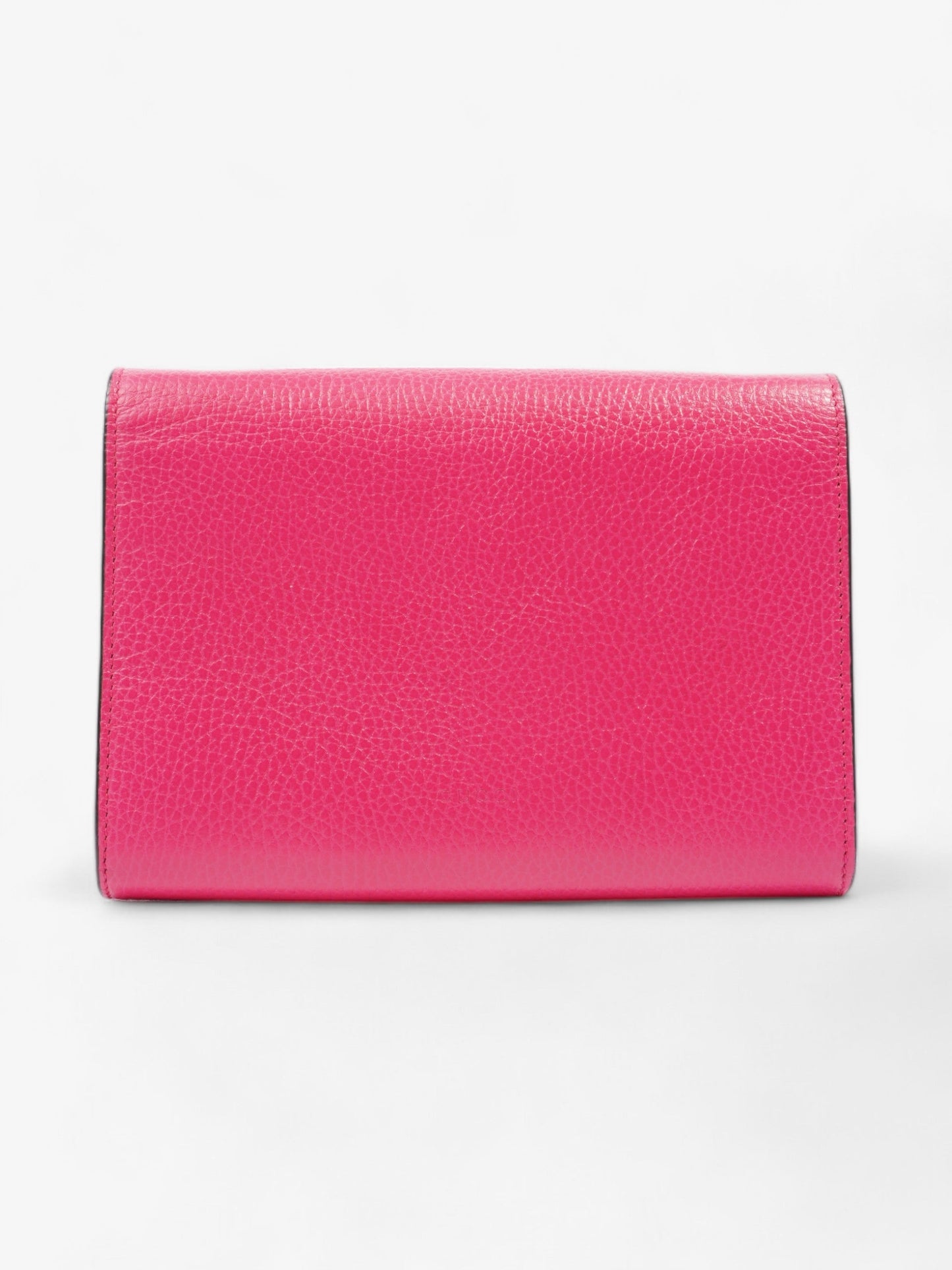 Gucci Dionysus Chain Wallet Neon Pink Leather