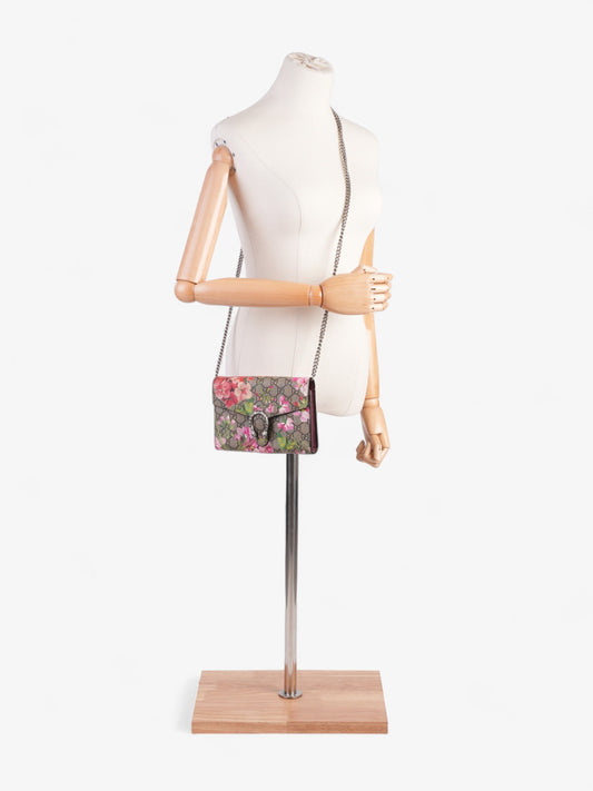 Gucci Dionysus Chain Wallet Supreme / Bloom Coated Canvas